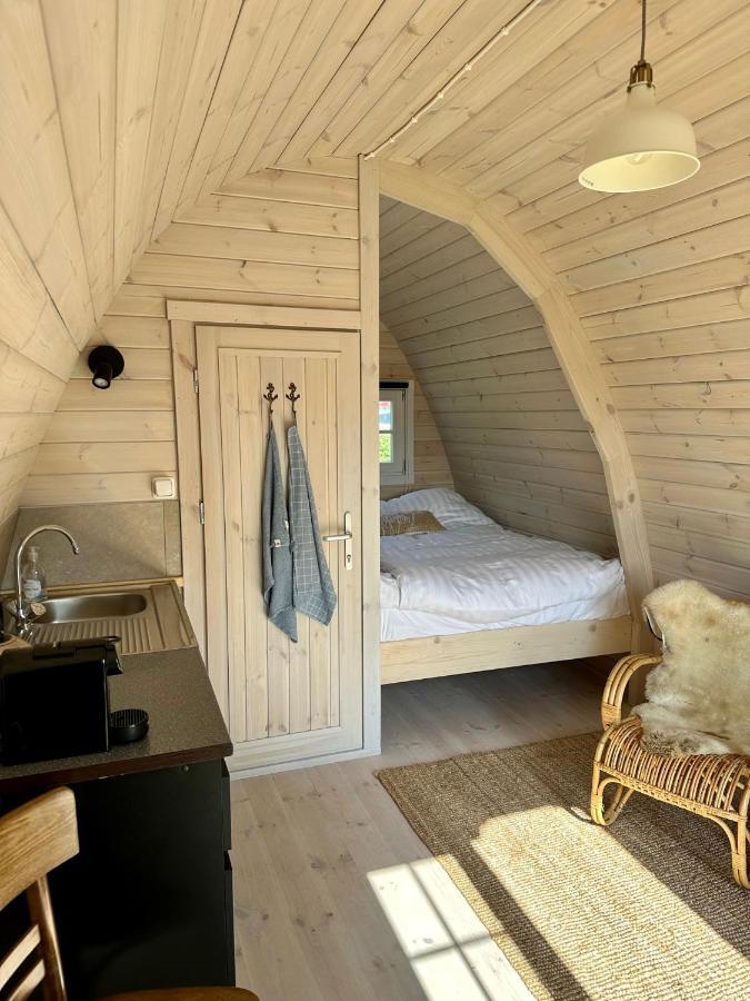 Lodge, Een Super Knus Tiny House, Nabij Vaarwater En Haven! Belt-Schutsloot المظهر الخارجي الصورة